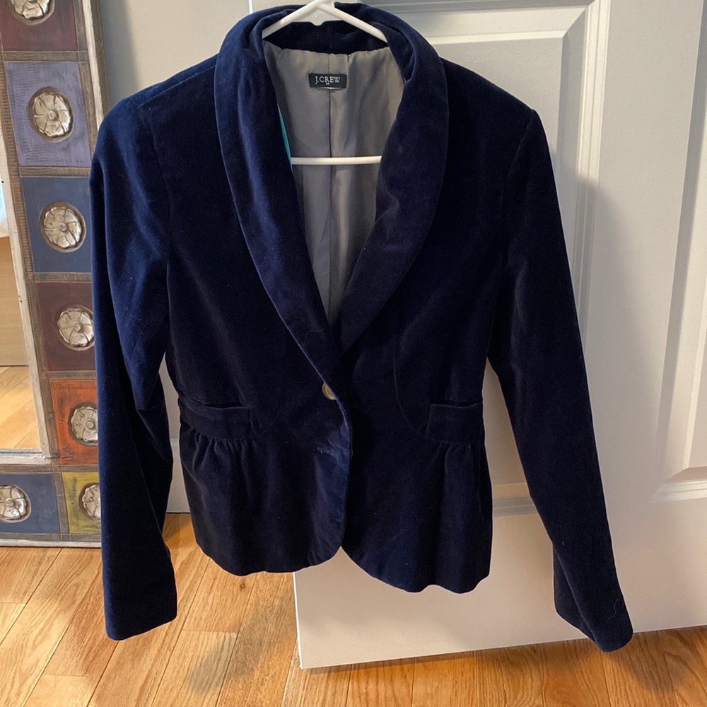 Velvet Blue Blazer